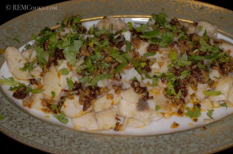 Pescado al Mojo de Ajo