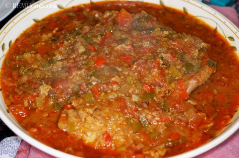 Rabbit in Sauce Piquant