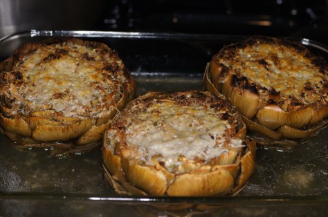 Remove from broiler when nicely browned