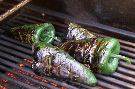 Roast Poblanos