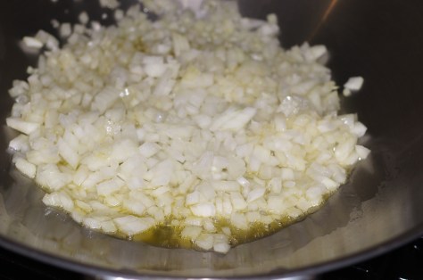 Sweat onions for 5 minutes