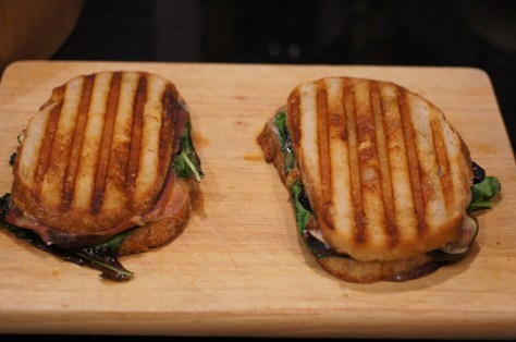 Remove from panini press when done