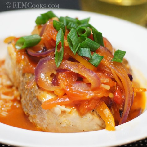 Swordfish in Escabeche Sauce