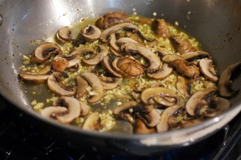 Add mushrooms and sauté