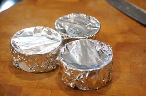 Cover with foil