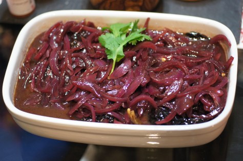 Decorate with cilantro