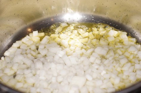 Saute onions
