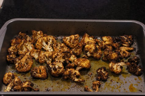 Roast cauliflower with chile