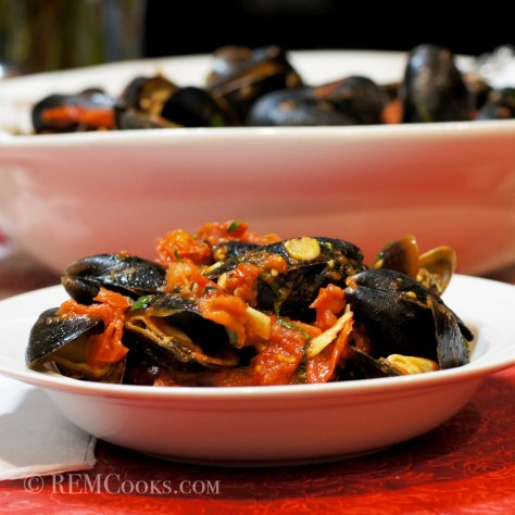 Mussels in a Spicy Tomato Sauce